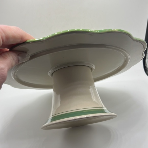 Merry Christmas Cake Platter Ceramic - Picture 4 of 4